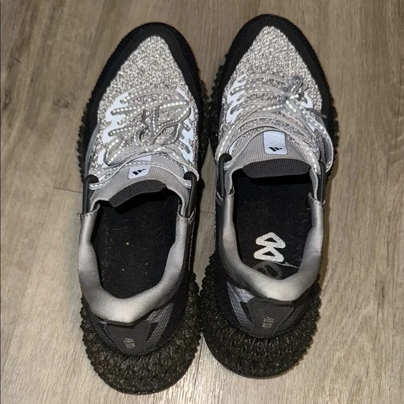 Adidas Men’s Black and Gray 4DFD Sneakers - Picture 2 of 4